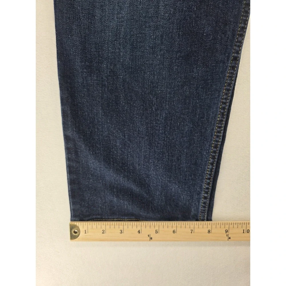 Levis 511 Slim Fit Jeans Mens 40x26 Dark Wash Blue Denim Straight Leg 40x32 Tag
